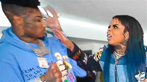 blueface and chrisean fighting|Blueface Punched In The Face By Chrisean Rocks。